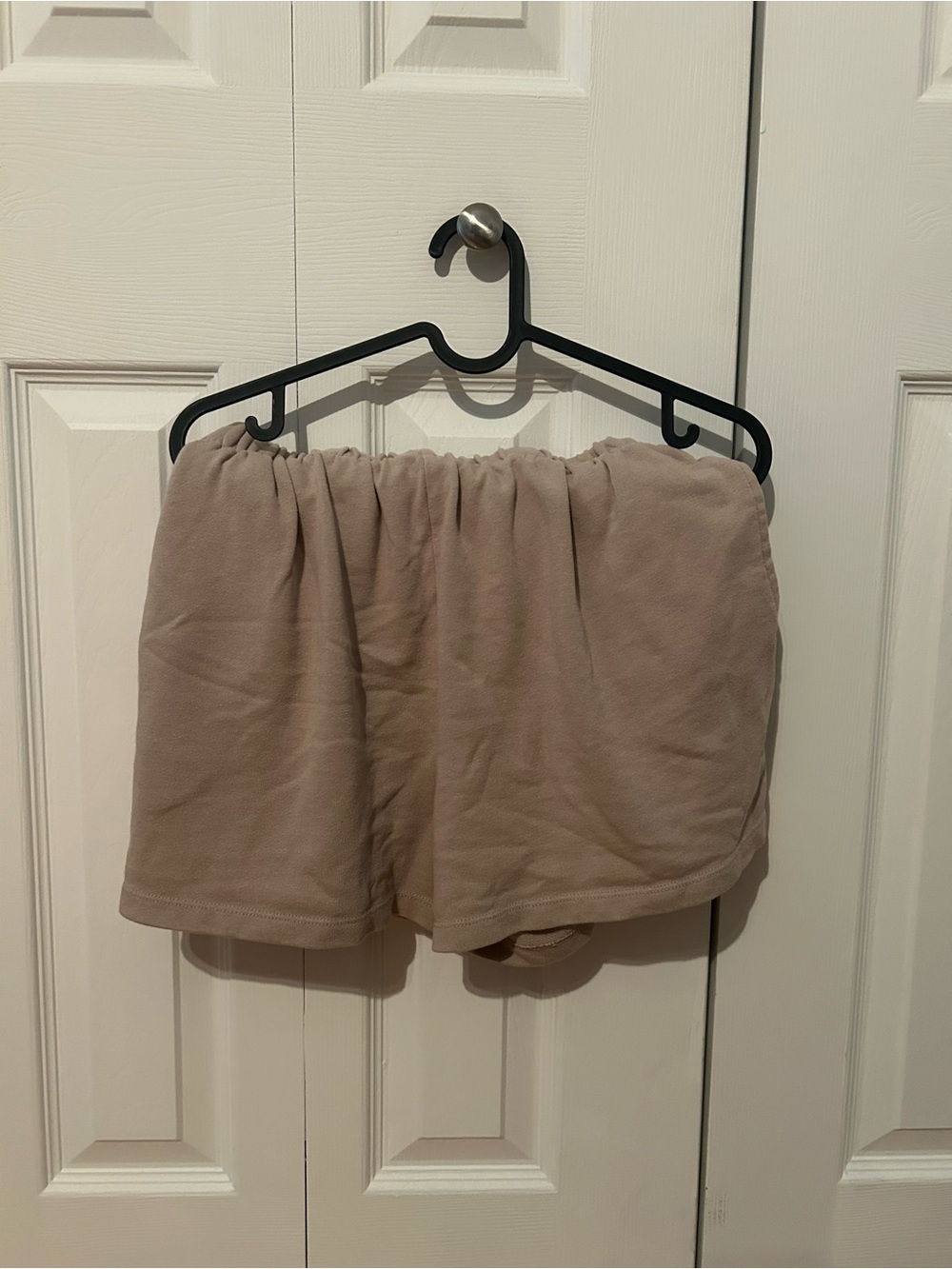 Garage Women's Taupe Elastic Waist Athletic Shorts